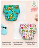 SuperBottoms BASIC Pack of 2 Reusable Cloth Diapers for Babies (3M-3Y) | Adjustable & Washable | Rash Free Diaper