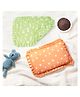 SuperBottoms Muslin Cover Mustard Seed Pillow for Baby 0-6 Months | Zip Closure | Rai Pillow for Newborns with extra Pillow Cover