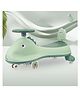 R for Rabbit Iya Iya Dino Kids Swing Car Twister Panda Car with PU LED Wheels ABEC 7 Bearing Push Ride on Magic Car - Sea Green