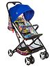 Mee Mee Premium Portable Baby Stroller Pram with Compact Tri-Folding (Dark Blue)