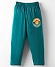Tango Single Jersey Knit Full Length Track Pant With Los Angeles Text Print - Turquoise