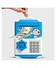 Planet of Toys Doraemon Trolley Case Piggy Bank with Music | Cartoon Characters | Multi Color Trolley Piggy Bank for Unisex Children | Coin and Banknote Storage.