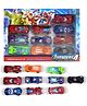 Planet of Toys Set of 10 Unbreakable Racing Mini Car Models for Kids  Colorful Die-Cast Car Play Set  Fun and Unique Racing Cars Toy Set  Educational & Imaginative Play