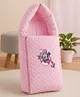 Babyhug Disney 3 in 1 Bubble Carry Nest Sleeping Bag Minnie Mouse Applique Pink| Soft & Cozy| Snug Fit| Light Weight| Easy to Carry| Travel Friendly| Easy Zipper Closure| New Born Gifting|