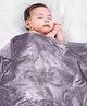 Babyhug Super Soft Coral Fleece Baby Blanket with Ultra-Soft Lightweight & Breathable Blanket  - Grey
