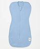 Cocoon Care Bamboo Arms Up Swaddle Pod For Babies 0-3M Blue