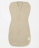 Cocoon Care Bamboo Arms Up Swaddle Pod For Babies 1-3M Brown