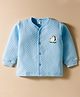 Tango Knit Full Sleeves Quilted Jhabla with Penguin Print - Light Blue