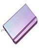 Rushabh Novelty Notebook 5801-24 Purple Holographic Design 80-Pages Ruled