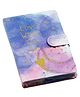 Rushabh Novelty Notebook 8500-5 Purple Marble Design 96-Pages Plain