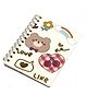 Rushabh Novelty Notebook B501 Bear Characters 80-Pages Ruled
