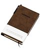 Rushabh Novelty Notebook 762-Brown Office Dairy 100-Pages Ruled