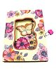 Rushabh Novelty Notebook 2206 Yellow Butterfly lock dairy 96-Pages Ruled