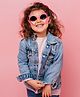 Kool kidz Crab Designed Round Polarized Sunglasses - Pink