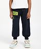 Nautinati Cotton Blend Knit Marvel Featuring Hulk Printed Joggers - Blue