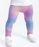 Nautinati Cotton Lycra Knit Tie Dye Leggings - Multi Colour