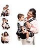 BAYBEE Neonest Kids Carrier Bag for 0 to 36 Months Baby | Adjustable Hands Free 6-in-1 Baby Carrier Cum Kangaroo Bag/Sling Bags with with Lumbar Support, Storage Pockets, Wide Seat Cushion