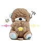 Kidology Breathing Teddy Bear Baby Plush - Chocolate
