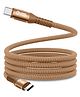 Case Magic 240W USB C Fast Charging Cable 2M Nylon Braided with Chip (Brown)