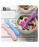 Ortis Silicone Training Spoon Set - Pack of 2 (Colour May Vary)