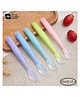 Ortis Soft Tip SiliconeGel Spoon -Pack of 4-Color May Vary