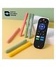 Ortis Baby Teething Teether Toys with Cleaning Brush Soft Chew Straws And Remote teether