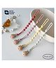 Ortis Silicone Pacifier Clip Pack of 2 (Color & Design May Vary)