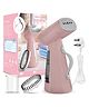 HOMEBASIC 900W Garment Steamer with stainless steel soleplate, 100ml tank, heats in 30s, delivers 14g/min steam