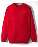 Noddy Full Sleeves Textured Tee - Red