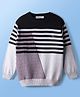 Noddy Full Sleeves Striped Tee - Black