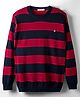 Noddy Full Sleeves Rugby Striped Tee - Navy Blue