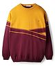 Noddy Full Sleeves Colour Blocked Tee - Yellow & Magenta