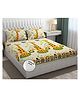 Kids wonders kids print fitted  bedsheet  in giraffe print  With 2 Pillow Covers.