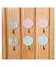 Von Casa Sticky Hook Set (2 pcs x 3 Sets) ,Round Shape ,Multicolour ,Glossy Finish
