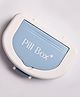 Von Casa Pill Box ,Blue & White ,Penta Shape ,Compact & Washable