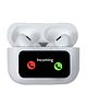 Bleat Touch Screen Display Earbuds | ANC and ENC | 50 Hours Playtime | Bluetooth V5.4  White