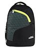 Smily Kiddos Smarty Backpack  Black & Neon Green | 19 Inch School Backpack