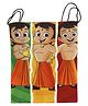 Smily Kiddos Chhota Bheem String Bag | Multi-Color Kids Drawstring Bag | 17.5 x 14 inch