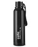 Cello Puro Steel-X Benz with Inner Steel and Outer Plastic Water Bottle Black - 650 ml