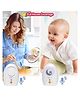 Safe-O-Kid Digital Baby Audio Monitor  Crystal Clear Sound, Long Range, LED Indicator  White