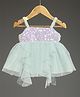 KIDSDEW Woven Sleeveless Sequins Embellished Dress - Mint Green