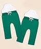 SuperBottoms Cotton Knit Pack Of 2 Solid Diaper Pants - Green