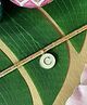 Digital Dress Room C Letter Round White Initial Coin Pendant Thread Rakhi for Brother,Bhaiya