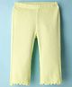 UCB Knit Full Length Solid Colour Legging - Light Green