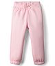 UCB Cotton Knit Full Length Solid Color Lounge Pant - Pink