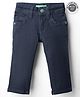 UCB Woven Full Length Solid Jeans - Navy Blue