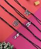 Digital Dress Room (Set of 4)Silver Plated Tree of Life/Telephone/Butterfly/Sun Glasses Charm Rakhi