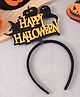 Halloween Themed Hair Band Free Size - Black & Orange