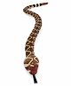 Wild Republic West Diamond Back Snake Soft Toy Brown - Length 171 cm