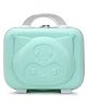 NEW PINCH Hard Shell Cosmetic Bag Cute Bear Beauty Makeup Bag Organizer Cartoon Travel Suitcase Luggage Storage Bag for kids & women best for return gift (11 Inch) (sea green ) front design may vary